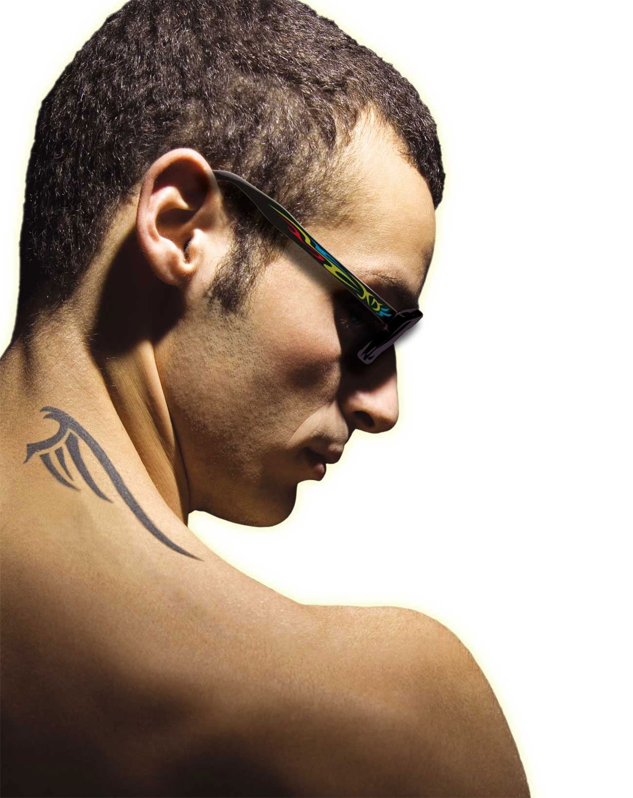 Sunglasses KD's 5400 - Grey lenses and tribal design frame