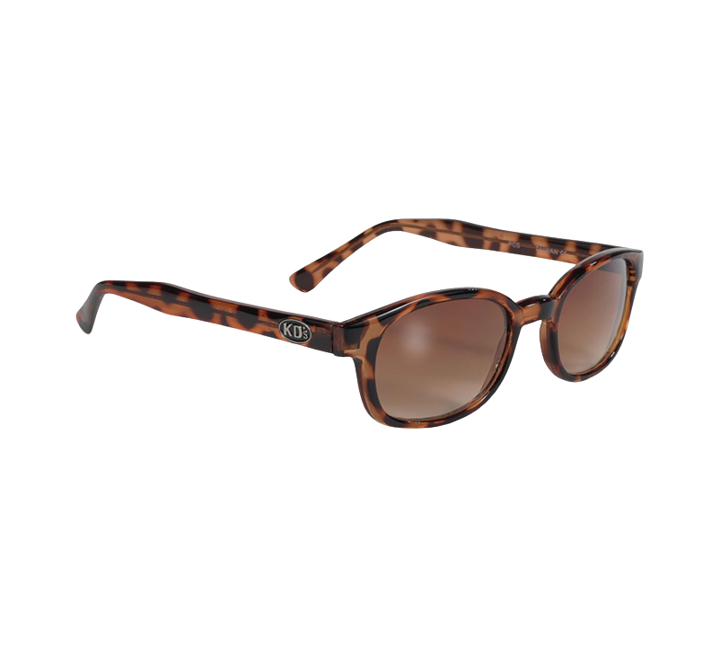 X-KD's 100 sunglasses - Amber lenses and tortoise shell frame