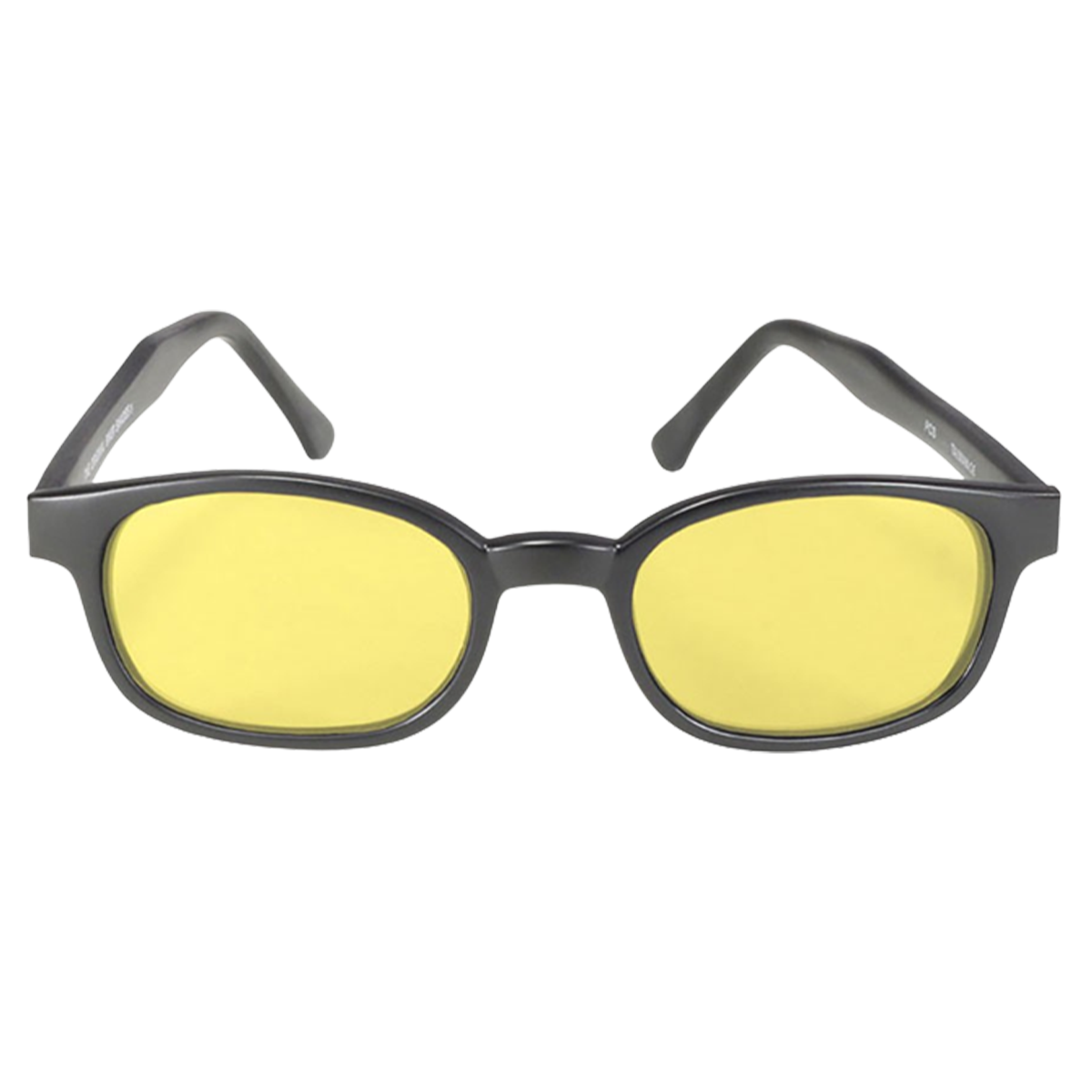 Sunglasses KD's 21112 - Yellow lenses and matte black frame