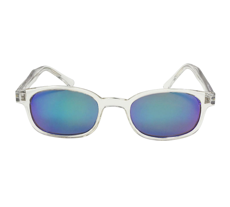 X-KD's 12018 - Crystal frame - Colored mirror lenses sunglasses