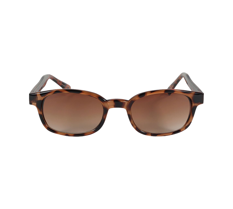 X-KD's 100 sunglasses - Amber lenses and tortoise shell frame