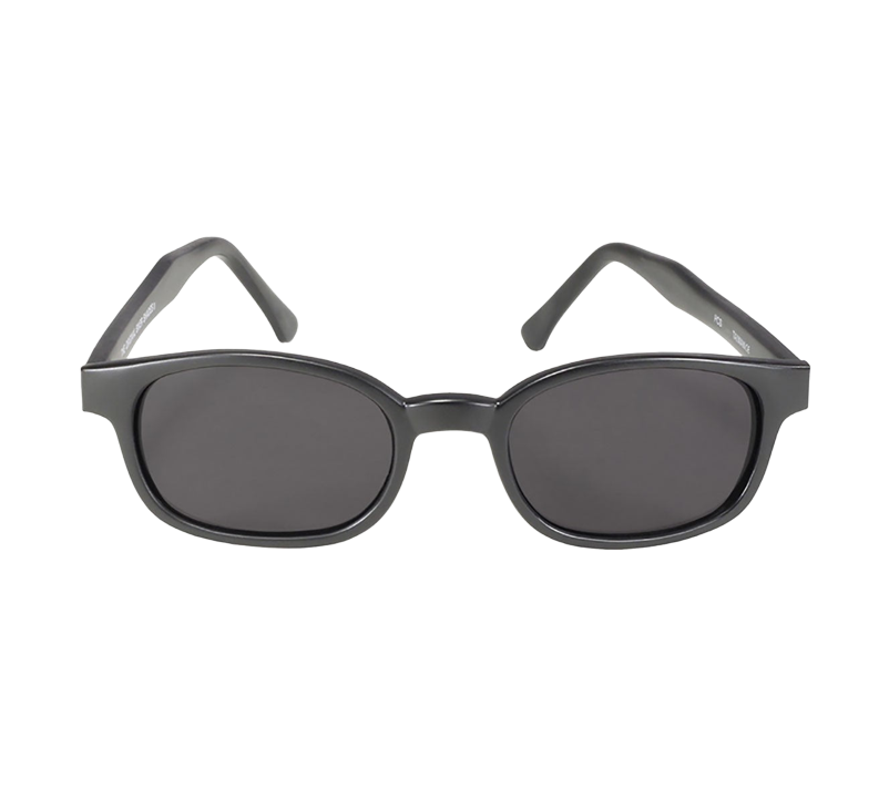X-KD's 11120 - Dark gray lenses - Matte black frame sunglasses
