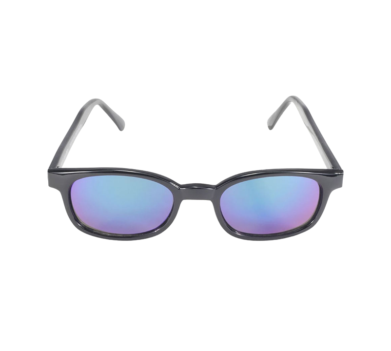 X-KD's 10118 sunglasses - Iridescent mirror lenses