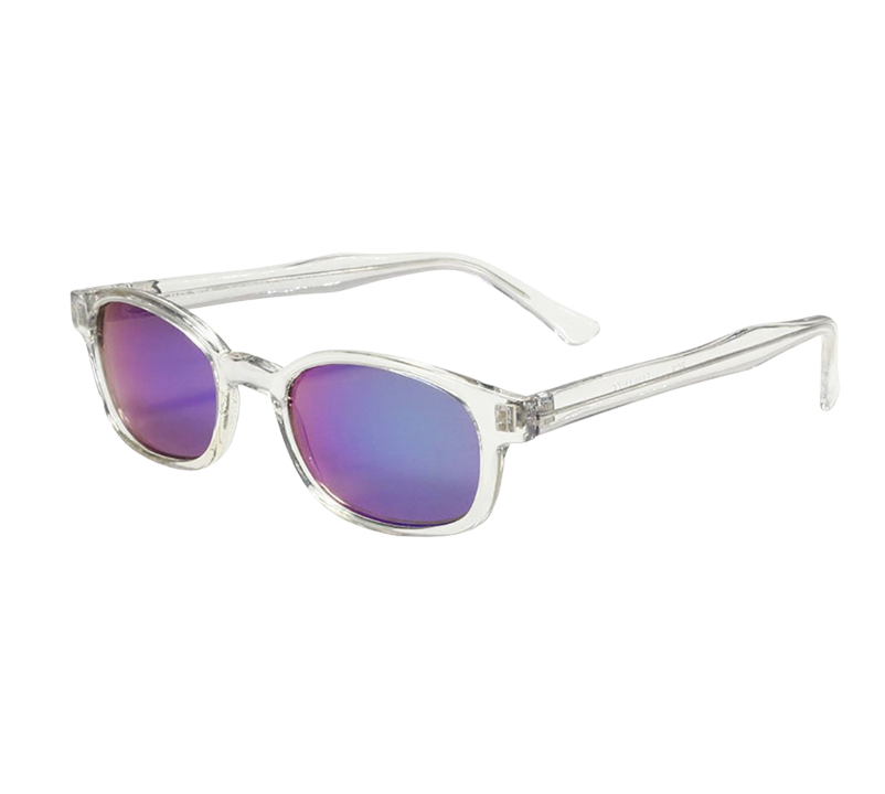 X-KD's 12018 - Crystal frame - Colored mirror lenses sunglasses