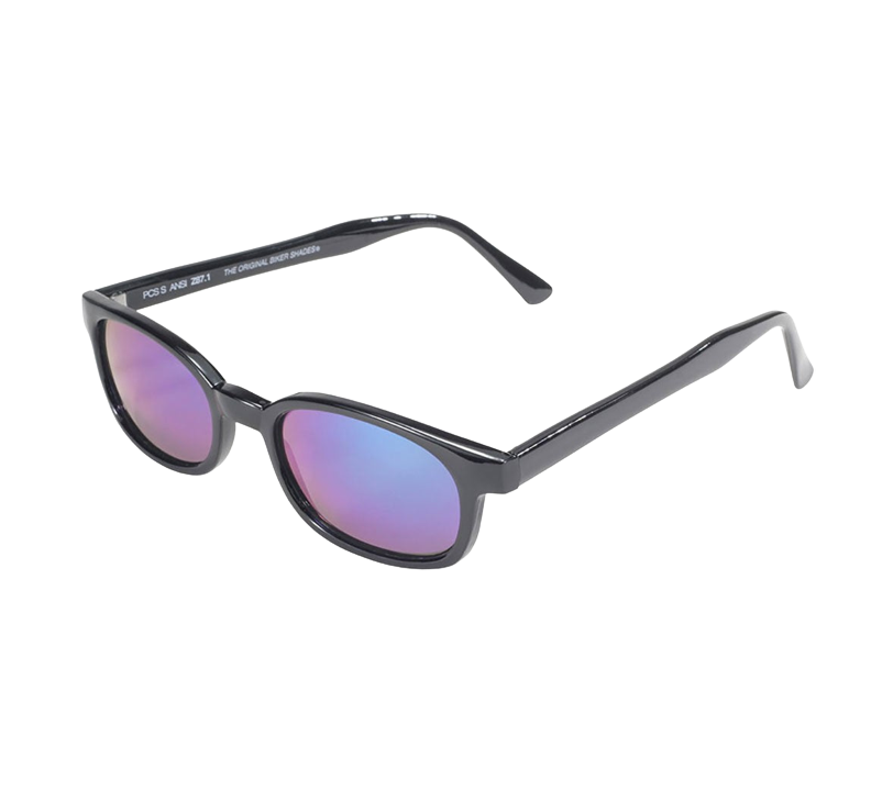 X-KD's 10118 sunglasses - Iridescent mirror lenses