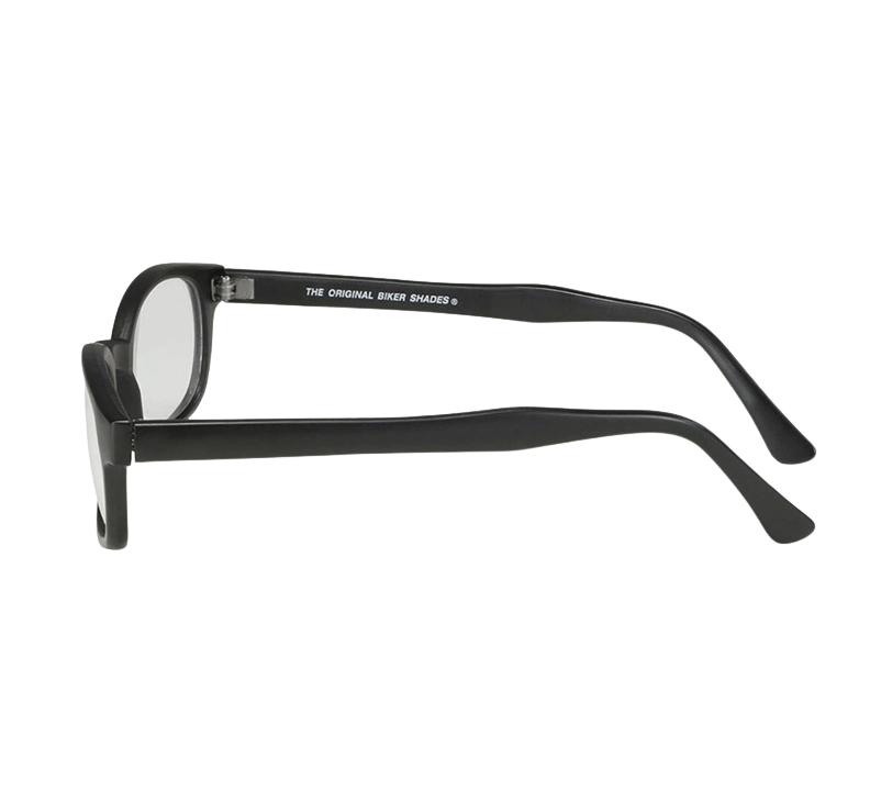 X-KD's 10015 sunglasses - Clear lenses and matte black frame