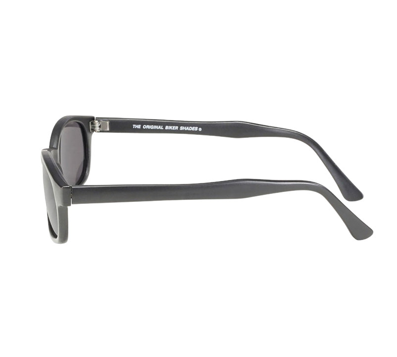 X-KD's 10019 sunglasses - Polarized gray lenses - Matte black frame