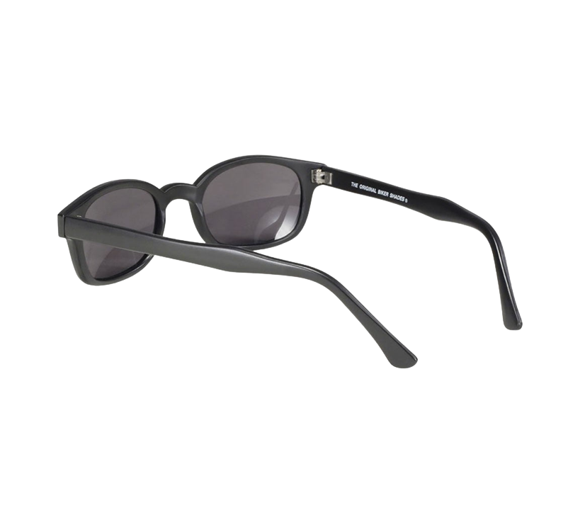 X-KD's 10019 sunglasses - Polarized gray lenses - Matte black frame