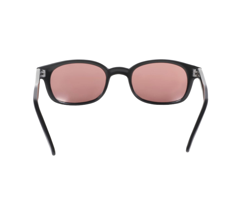 Sunglasses KD's Crystal 22120 - Pink lenses and matte black frame -