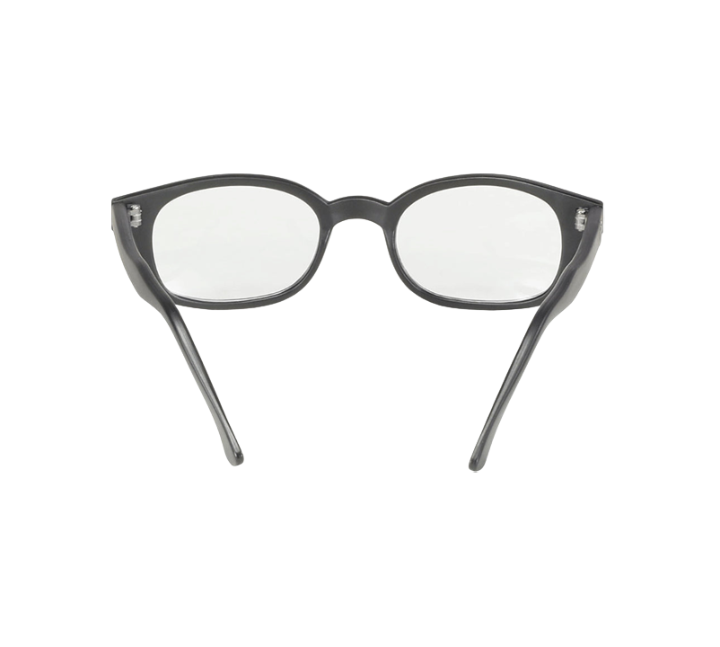 X-KD's 10015 sunglasses - Clear lenses and matte black frame