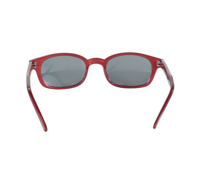 Sunglasses KD's 20124 - metallic red and mirror orange lenses