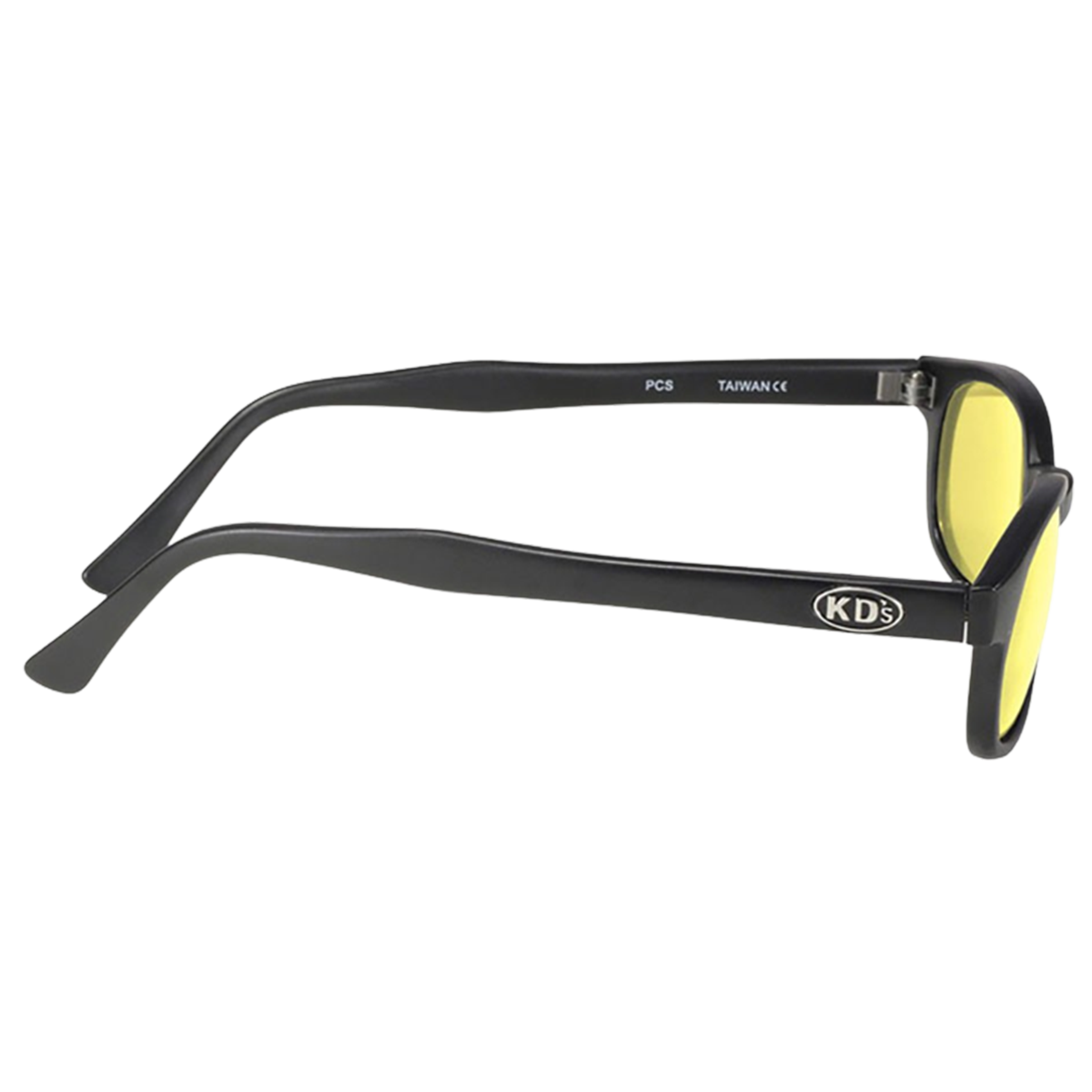 Sunglasses KD's 21112 - Yellow lenses and matte black frame