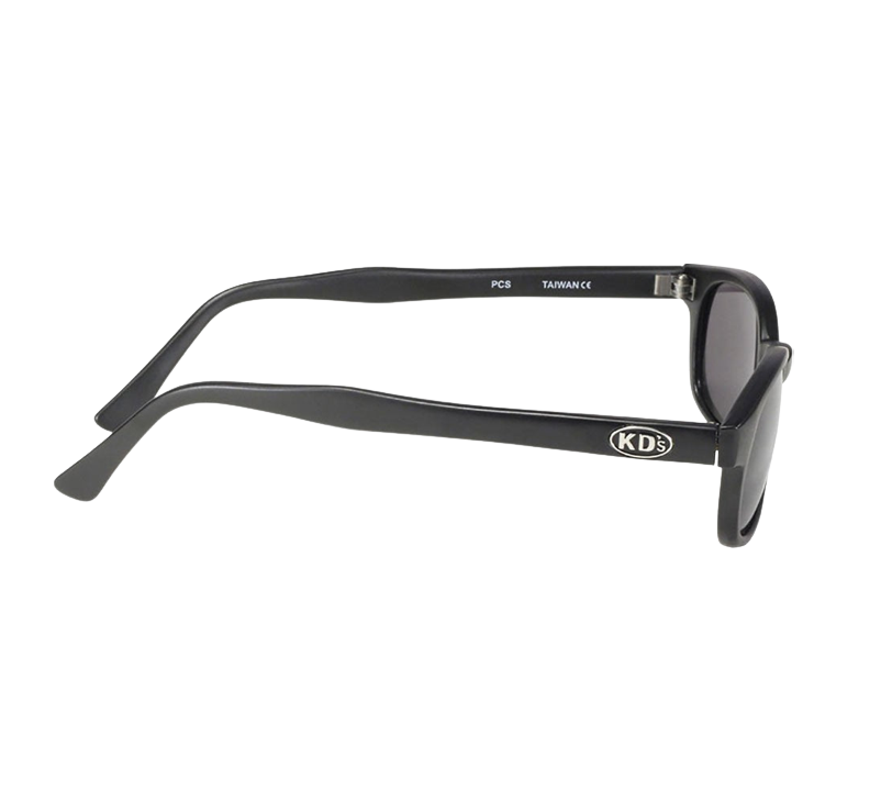 X-KD's 10019 sunglasses - Polarized gray lenses - Matte black frame