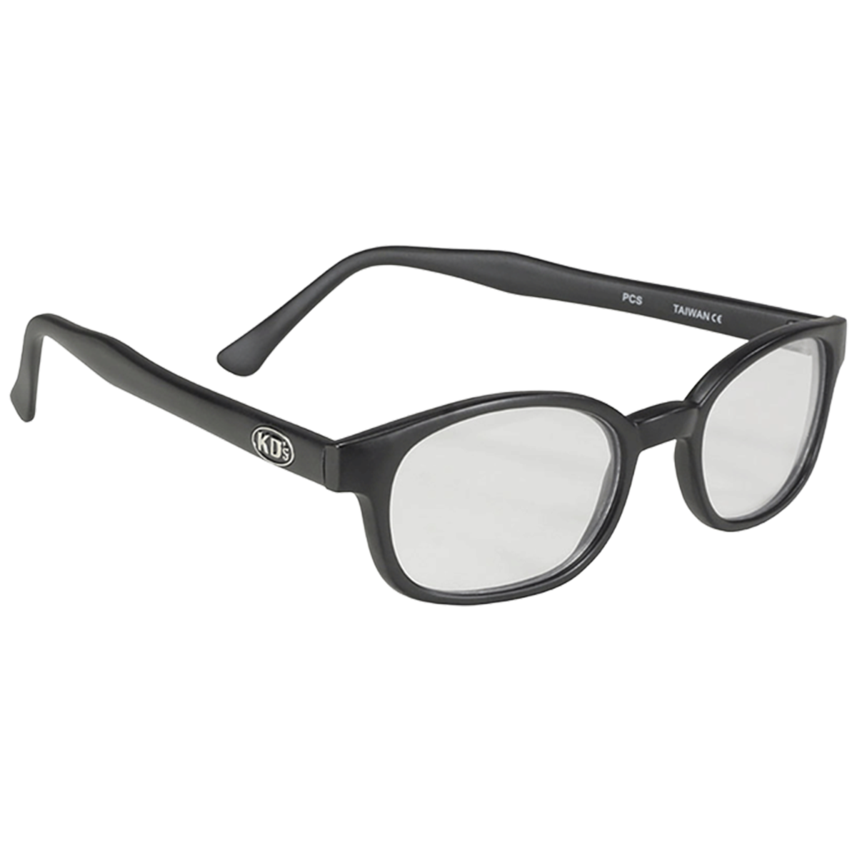 Sunglasses KD's 20015 - clear lenses - matte black frame
