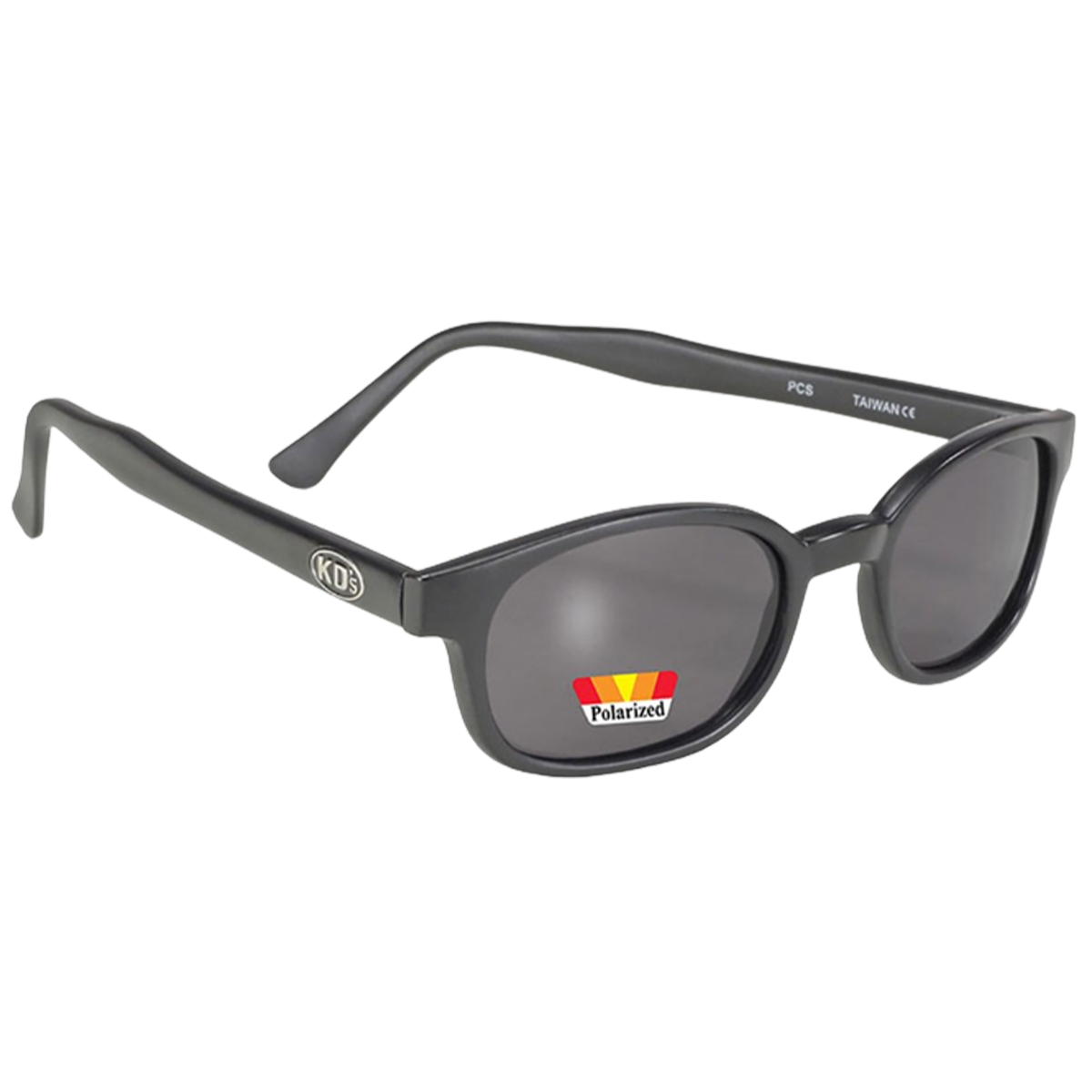Sunglasses KD's 20019 - polarized gray lenses - matte black frame