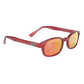 Sunglasses KD's 20124 - metallic red and mirror orange lenses