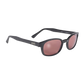 X-KD's 12120 - Pink lenses - Matte black frame sunglasses
