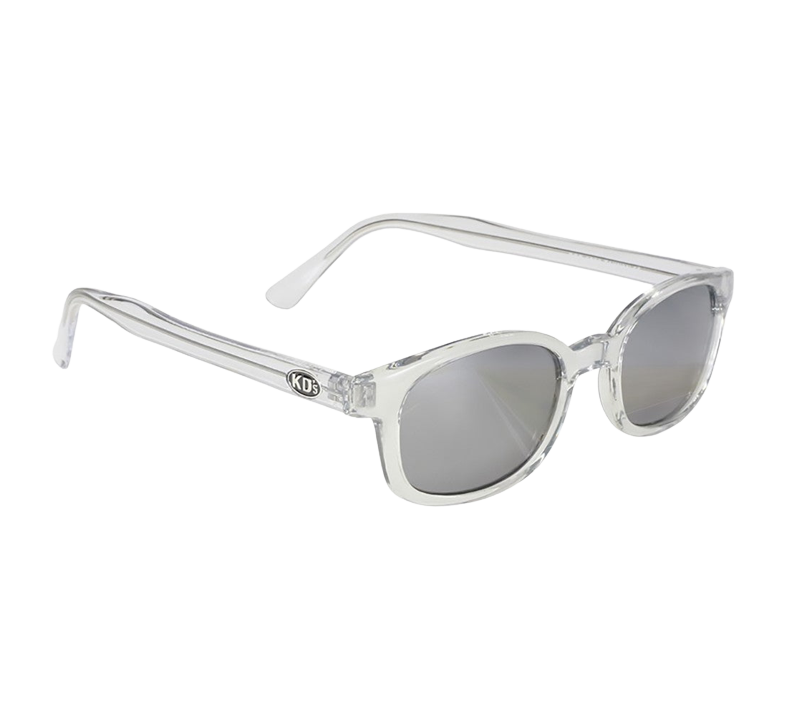 X-KD's Chill 1200 - Silver Mirror lenses - crystal frame - Sunglasses