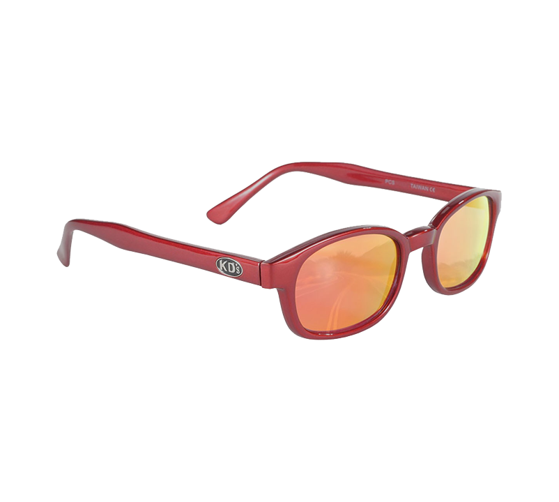 X-KD's 10124 - Metallic red mirrored lenses - Sunglasses