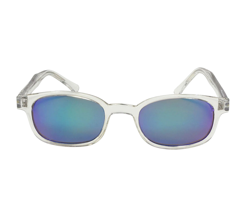 Classic Modern Wayfarer Style Sunglasses, Black Outer Frame Inner Purple Clear  Lens | Rayflector UK LTD
