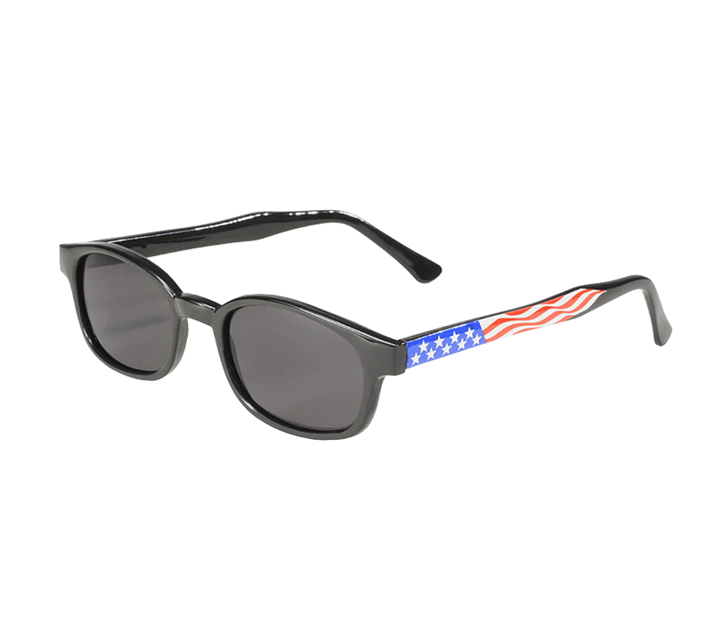 X-KD's 10050 sunglasses - Smoked lenses & US flag design