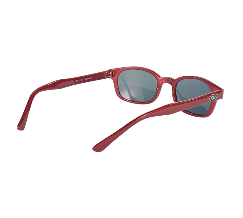 Sunglasses KD's 20124 - metallic red and mirror orange lenses