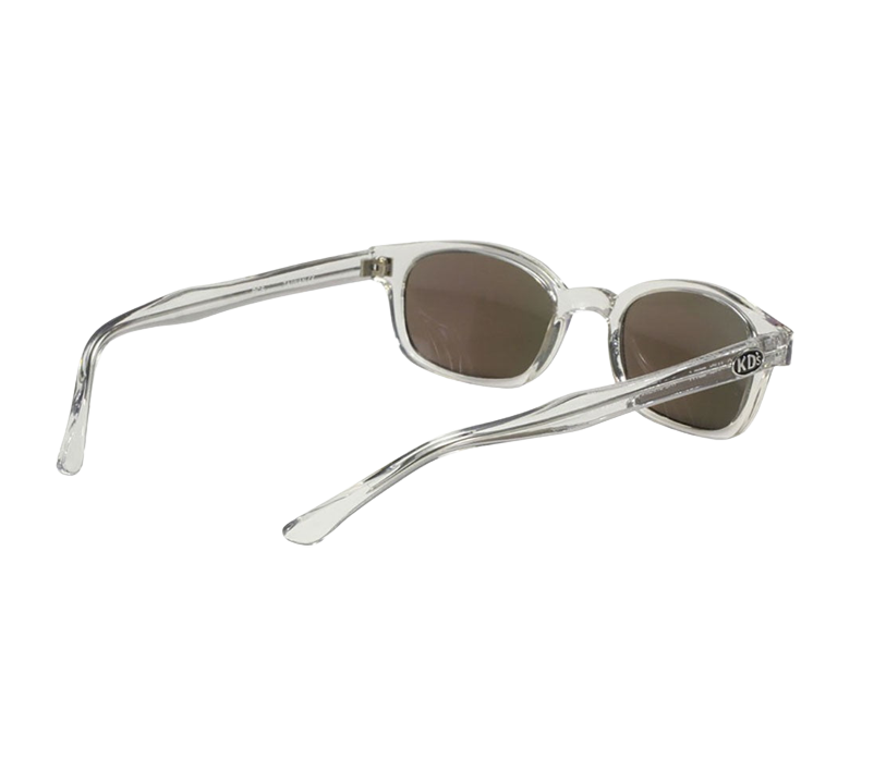 Sunglasses KD s Crystal 22018 Clear frame and colored mirror lenses