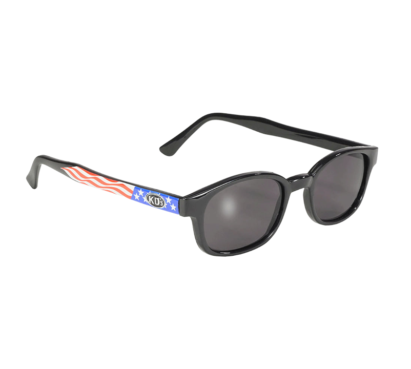 X-KD's 10050 sunglasses - Smoked lenses & US flag design