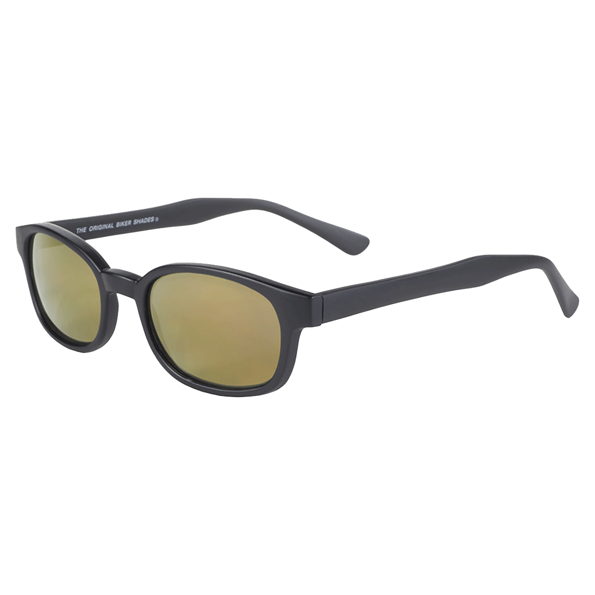 X-KD's 1000 sunglasses - Gold mirror and matte black frame