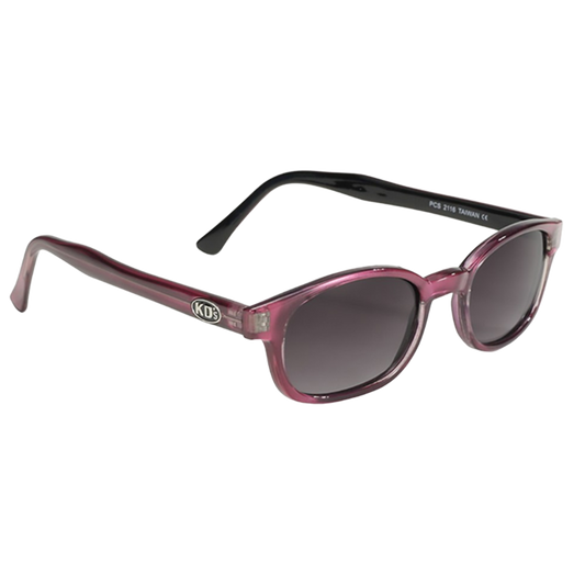Sunglasses KD's 2116 Deco - Pearlescent purple frame and gray lenses