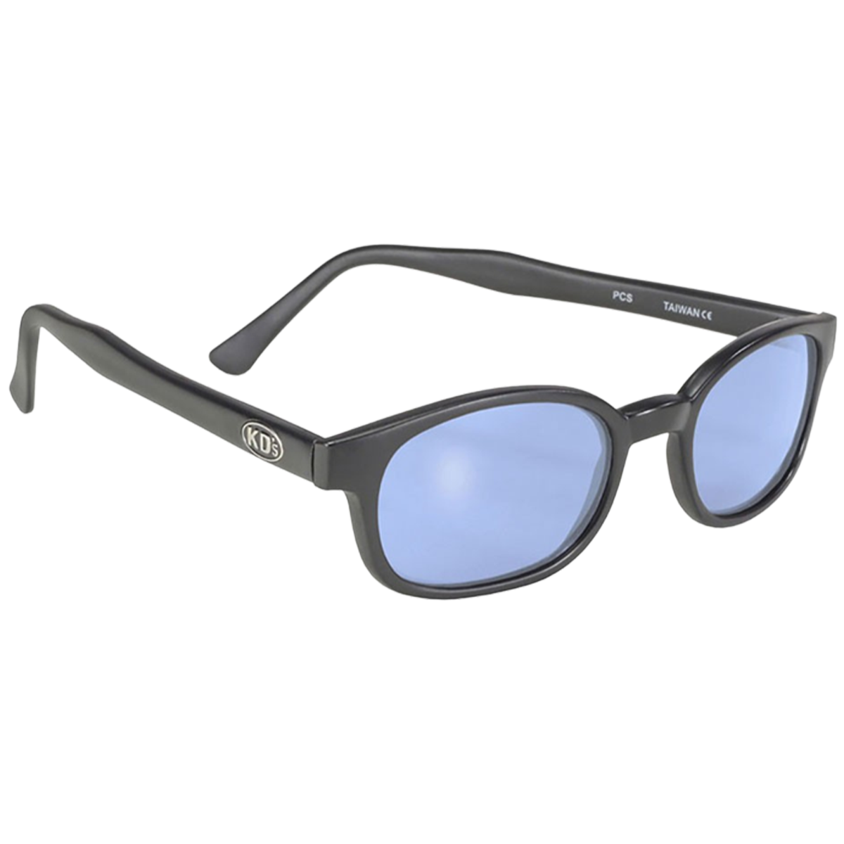 Sunglasses KD's 20012 - blue lenses - matte black frame